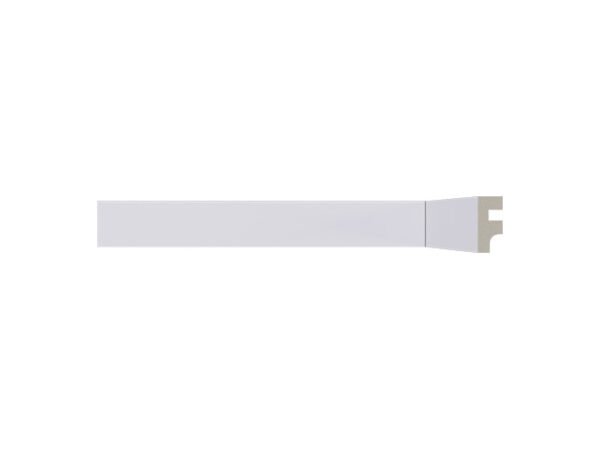Rodapé Poliestireno Santa Luzia LEV31 5cm Branco 30x13x2400mm
