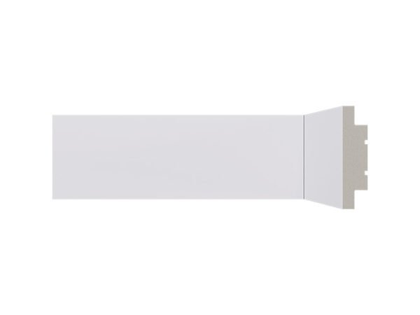 Rodameios Rodapés Rodateto Poliestireno Santa Luzia Versaled Branco 7cm 70x17x2400mm