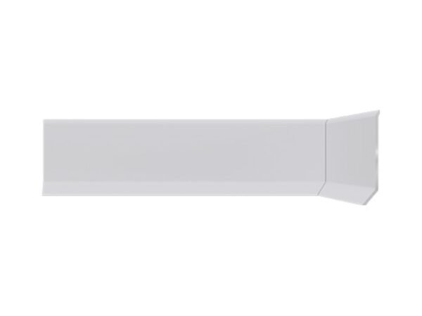 Rodapé alumínio NEO CLINICUS BRANCO 60x10x3000mm