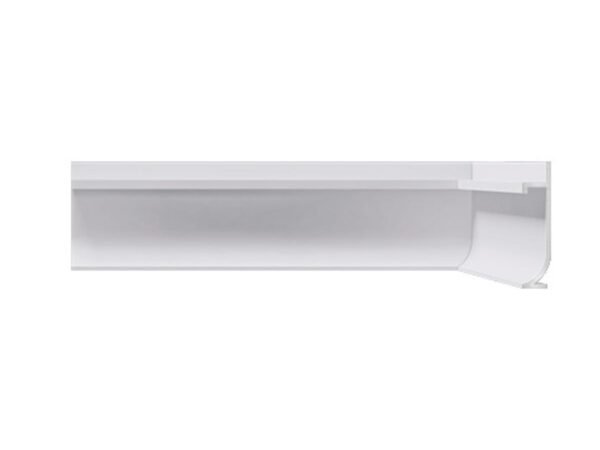 RODAPÉ Alumínio NEO INVERSO CURVO BRANCO 60x13x3000mm