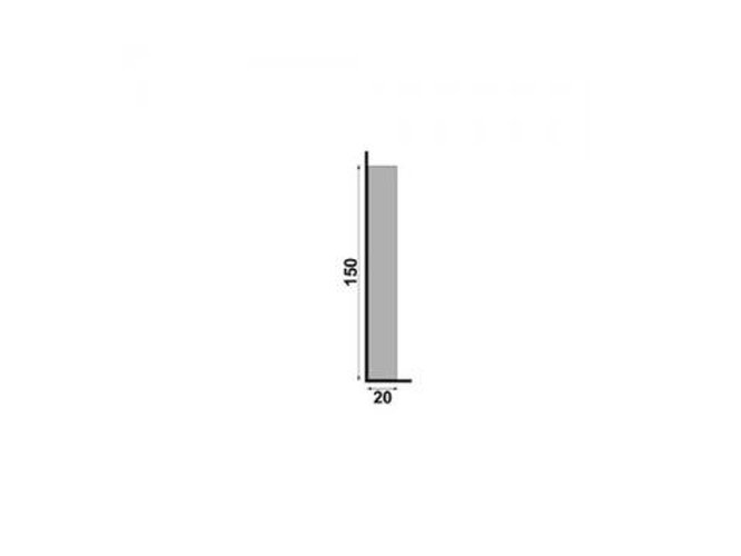 Sócalo Poliestireno Santa Luzia No 183 Branco 70x150x20mm - Imagem 3