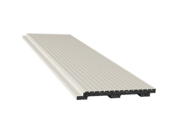 Revestimento para parede decorativo Santa Luzia Nero frisado 162x11x2800mm