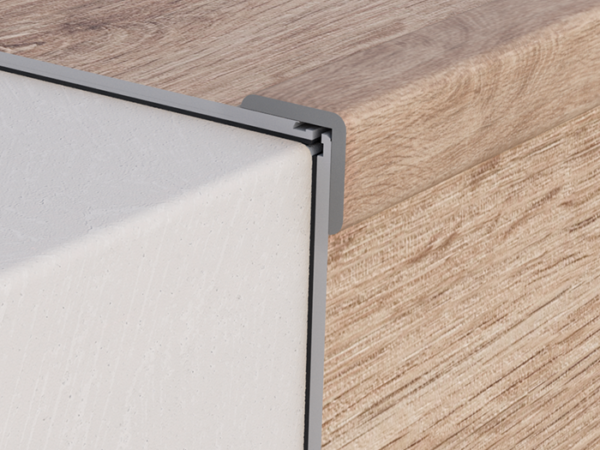 Cantoneira SPC Poliestireno amadeirado Forthart 25x25x2400mm