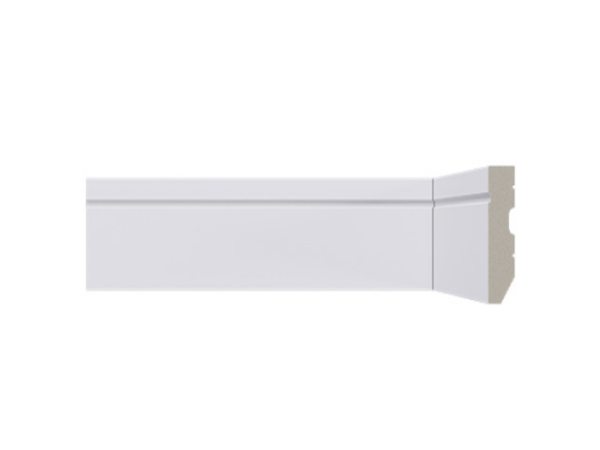 Rodapé Poliestireno Santa Luzia No 701 branco 5cm 50x13x2400mm
