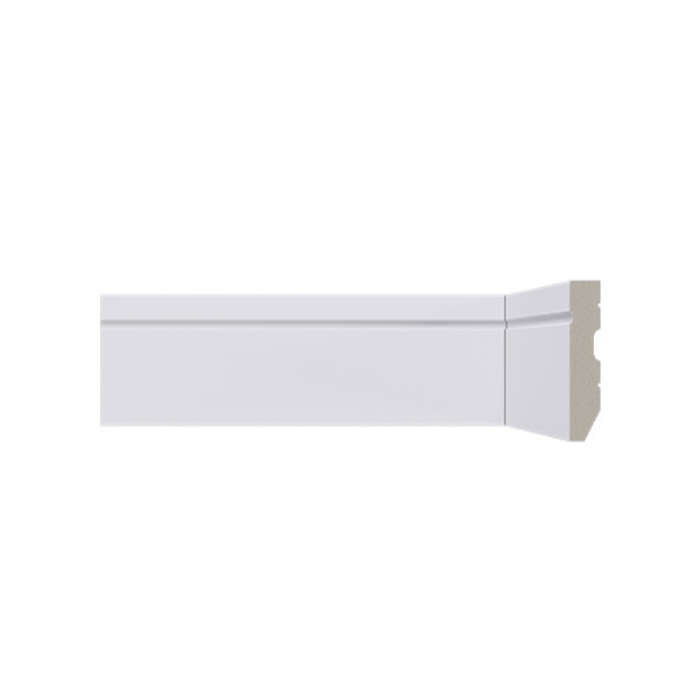 Rodapé Poliestireno Santa Luzia No 701 branco 5cm 50x13x2400mm