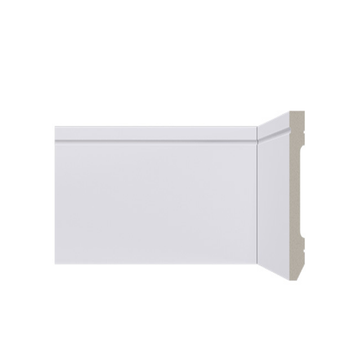 Rodapé Poliestireno Santa Luzia No 702 branco 7cm 70x13x2400mm
