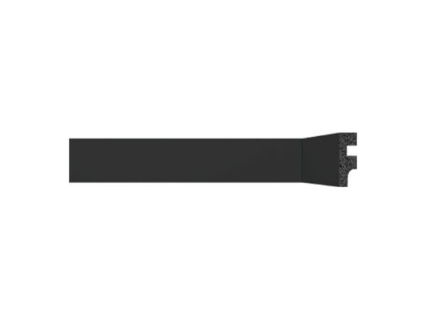 Rodapé Poliestireno Santa Luzia LEV31 preto 3cm 30x13x2400mm