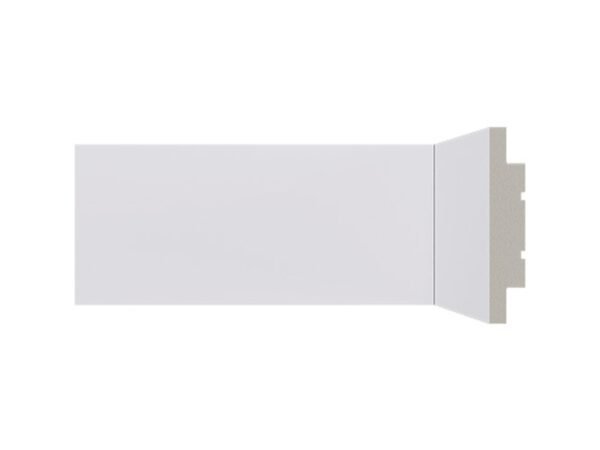 Rodapé Poliestireno Santa Luzia VersaLED Branco 7cm 70x17x2400mm