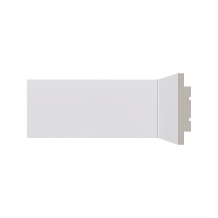 Rodapé Poliestireno Santa Luzia VersaLED Branco 7cm 70x17x2400mm