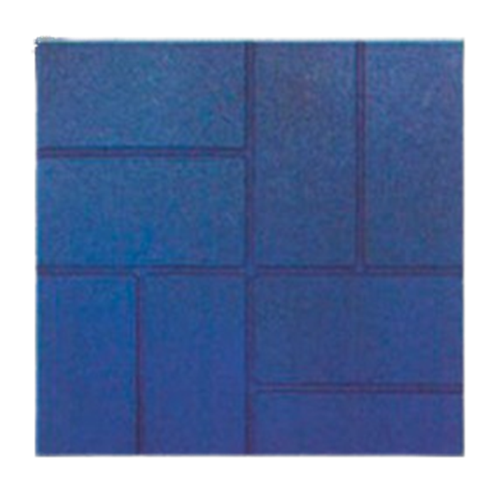 Piso emborrachado Square Lajota 500x500mm