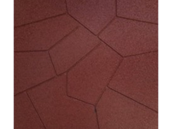 Piso emborrachado Square Pedra 500x500mm