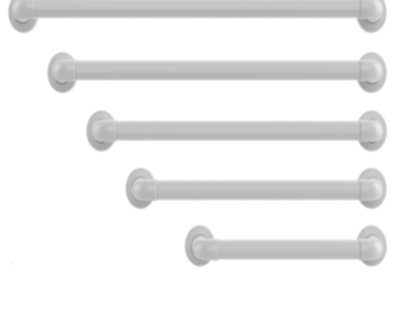 Barra de Apoio PVC parede TEC 530 branco