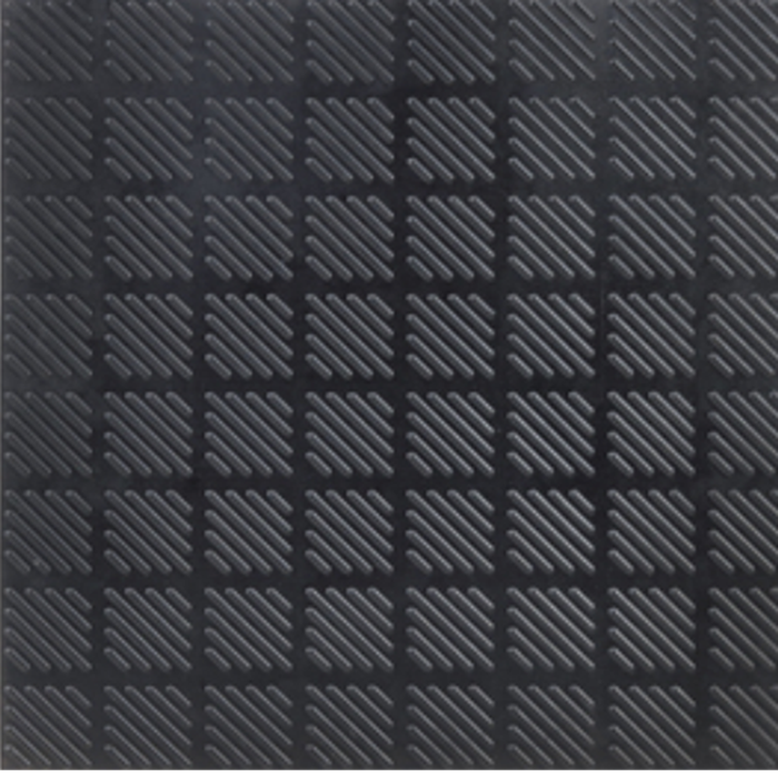 Placas de borracha estriado colado 4mm 500x4x500mm