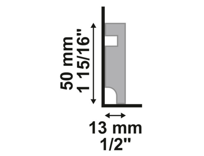 Rodapés de poliestireno Santa Luzia 5cm 50x2400mm - Imagem 8