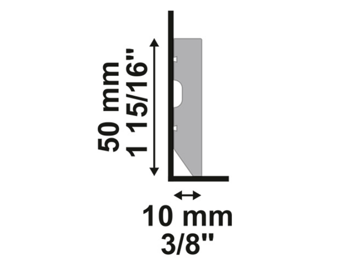 Rodapés de poliestireno Santa Luzia 5cm 50x2400mm - Imagem 6
