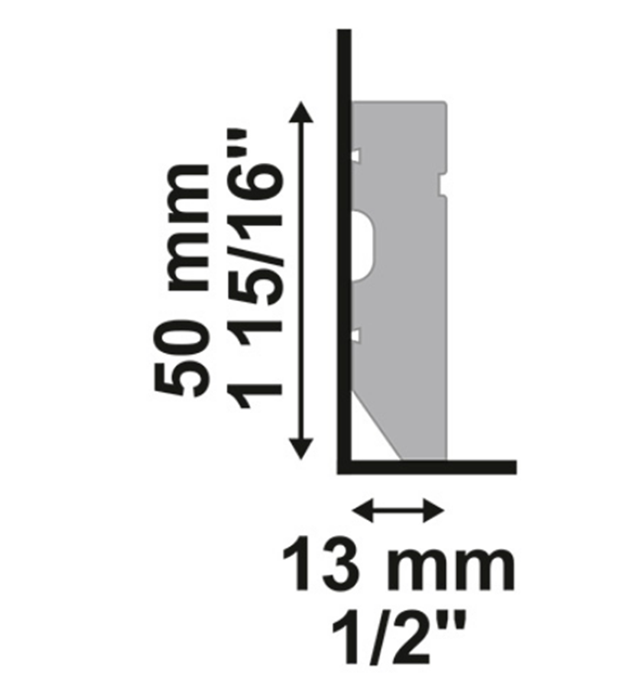 Rodapés de poliestireno Santa Luzia 5cm 50x2400mm - Imagem 5