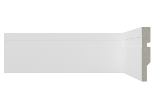 Rodapés ForthArt EPS Branco 8cm 80x13x2400mm