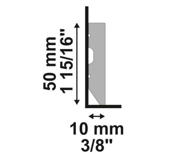 Rodapés de poliestireno Santa Luzia 5cm 50x2400mm - Imagem 4