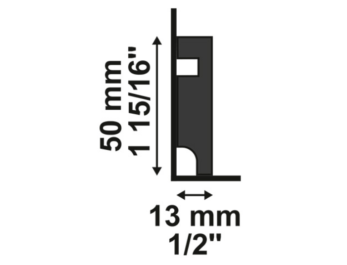 Rodapés de poliestireno Santa Luzia 5cm 50x2400mm - Imagem 3