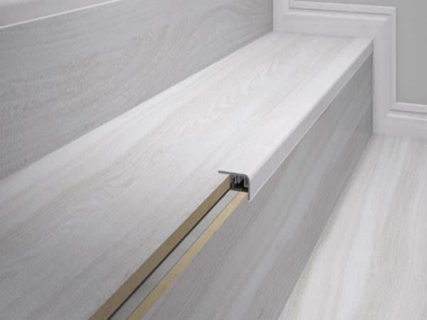 Frontal de Escada PVC Eucafloor linha Tecno 2,2x40x2100mm