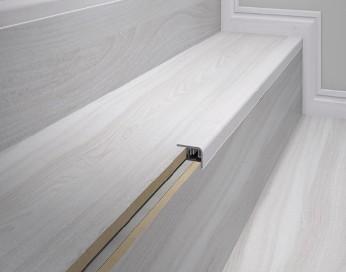 Frontal de Escada PVC Eucafloor linha Tecno 2,2x40x2100mm